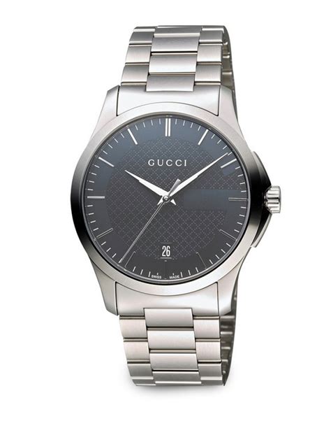 gucci g-timeless diamond & stainless steel watch|Gucci g timeless gold men's.